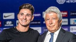 El presidente del Atlético de Madrid sobre Julián Álvarez: No sé si pedirá disculpas