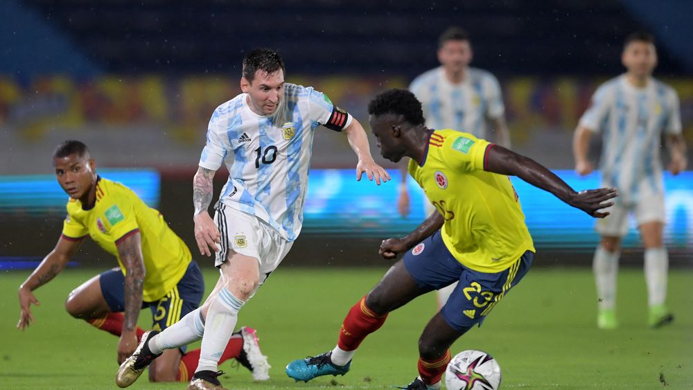 Argentina aguantaba la ventaja, pero Colombia lo empató