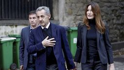 El ex presidente francés Nicolas Sarkozy ya cumple en prisión su condena