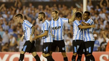 Racing goleó a Bolivar en su debut en la Copa Libertadores