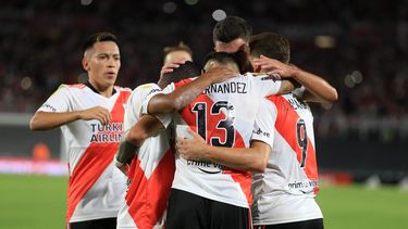 River goleó a Gimnasia y Esgrima de La Plata en el Monumental