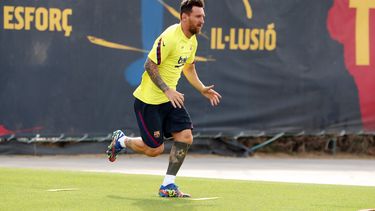 Messi se presentará este lunes al entrenamiento del Barcelona