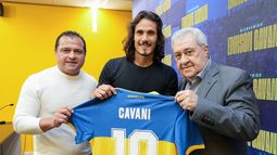Cavani: Estoy en los últimos años y Boca es una responsabilidad muy grande