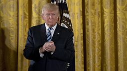 Trump respondió por Twitter a las masivas marchas en su contra