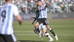 Sin Messi y con Di María como capitán, la Selección goleó a Bolivia en La Paz