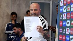 La lista de Sampaoli: presentó los 23 convocados para el Mundial de Rusia