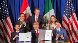 EEUU, Canadá y México firmaron un acuerdo comercial regional