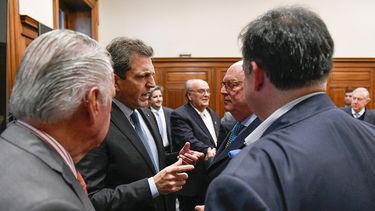 Massa invitó a industriales a ser parte de un gobierno de unidad nacional