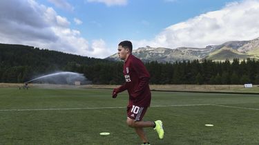 Juan Fernando Quintero ya se sumó a las prácticas de River