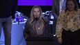 karina milei hablo en el acto en junin: kirchnerismo nunca mas