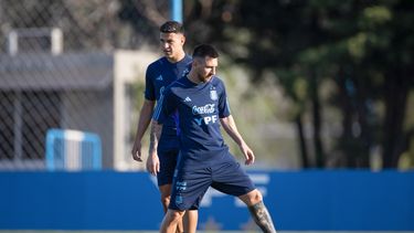 Messi se entrenó con normalidad en la primera practica de la Selección