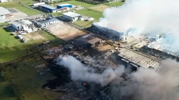 Comenzaron las pericias por el incendio en el Polígono de Ezeiza Comenzaron las pericias por el incendio en el Polígono de Ezeiza
