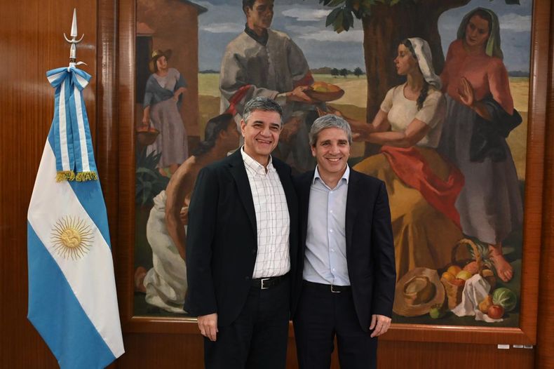 Jorge Macri y Luis Caputo