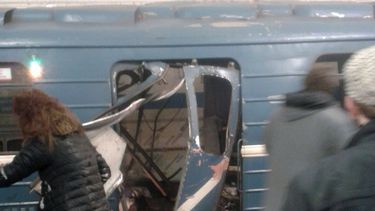 Al menos 10 muertos en un atentado en el metro de San Petersburgo