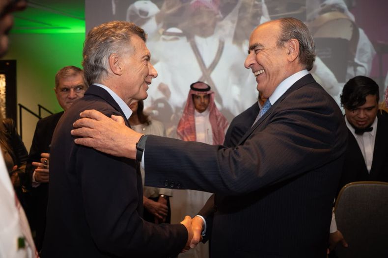 Mauricio Macri y Guillermo Francos