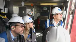 En otra señal de respaldo, Karina Milei viajó a Vaca Muerta y se mostró con Adorni