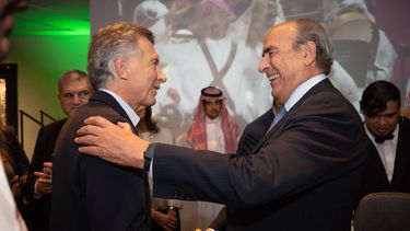 Mauricio Macri y Guillermo Francos