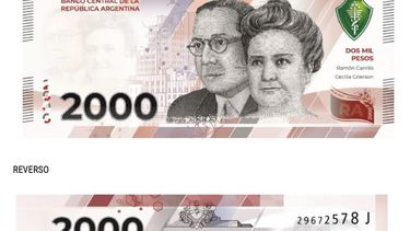 El Gobierno suspendió la emisión de billetes de $ 2.000