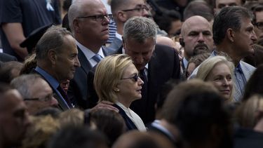Hillary Clinton y Trump recordaron en silencio los atentados del 11S